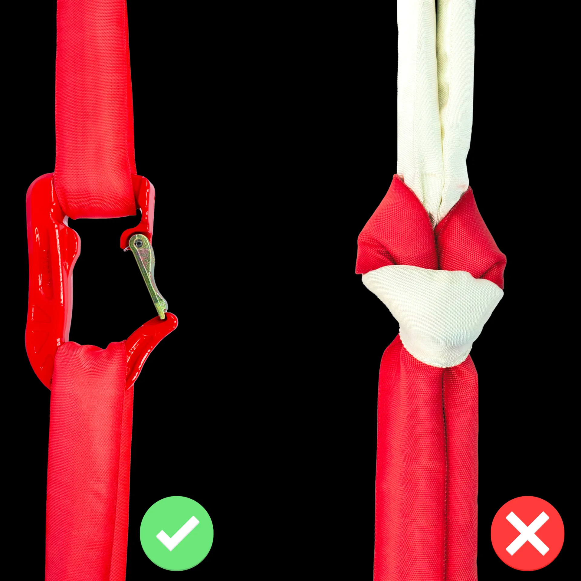 Sling with Joker Hook Vs Sling in Knot